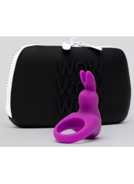 Фиолетовое эрекционное виброкольцо Happy Rabbit Cock Ring Kit - Happy Rabbit - в Невинномысске купить с доставкой