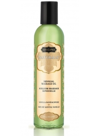 Массажное масло Naturals Vanilla Sandalwood с ароматом ванили и сандала - 236 мл. - Kama Sutra - купить с доставкой в Невинномысске