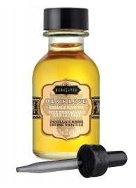 Масло для ласк с ароматом ванили Oil of Love Vanilla Creme - 22 мл. - Kama Sutra - купить с доставкой в Невинномысске