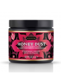 Пудра для тела Honey Dust Body Powder с ароматом клубники - 170 гр. - Kama Sutra - купить с доставкой в Невинномысске