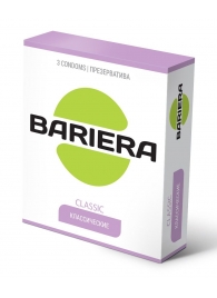 Классические презервативы Bariera Classic - 3 шт. - Bariera - купить с доставкой в Невинномысске