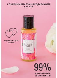 Массажное масло Pleasure Lab Delicate с ароматом пиона и пачули - 50 мл. - Pleasure Lab - купить с доставкой в Невинномысске