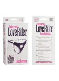 Трусы для страпона с универсальным креплением Universal Love Rider Luxe Harness - California Exotic Novelties - купить с доставкой в Невинномысске