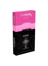 Презервативы с точками и рёбрышками DOMINO Classic Extase - 6 шт. - Domino - купить с доставкой в Невинномысске