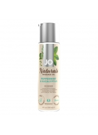 Массажное масло с ароматом перечной мяты и эвкалипта JO Naturals Peppermint   Eucalyptus - 120 мл. - System JO - купить с доставкой в Невинномысске