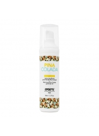 Разогревающее массажное масло с ароматом пина колада Gourmet Pina Colada - 50 мл. - Exsens - купить с доставкой в Невинномысске