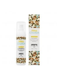 Разогревающее массажное масло с ароматом пина колада Gourmet Pina Colada - 50 мл. - Exsens - купить с доставкой в Невинномысске