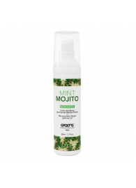 Разогревающее массажное масло с ароматом мохито Gourmet Mint Mojito - 50 мл. - Exsens - купить с доставкой в Невинномысске