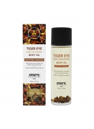 Органическое массажное масло TIGER EYE MACADAMIA - 100 мл. - Exsens - купить с доставкой в Невинномысске