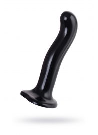 Черный стимулятор для пар P G-Spot Dildo Size M - 18 см. - Strap-on-me - в Невинномысске купить с доставкой