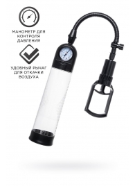 Прозрачная механическая помпа Helmer с манометром - Sexus - в Невинномысске купить с доставкой