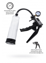 Прозрачная механическая помпа для пениса Viggo - Sexus - в Невинномысске купить с доставкой