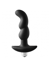 Черная вибропробка для простаты FantASStic Vibrating Prostate Plug - 14,5 см. - Dream Toys - в Невинномысске купить с доставкой