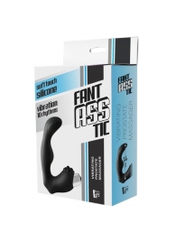 Черный вибромассажер простаты FantASStic Vibrating Prostate Massager - 11,3 см. - Dream Toys - в Невинномысске купить с доставкой