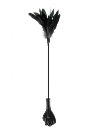 Двусторонний стек-щекоталка Sweet Caress Feather Whip - 58 см. - Sweet Caress - купить с доставкой в Невинномысске