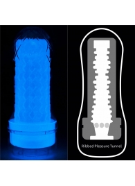 Светящийся в темноте мастурбатор Lumino Play Masturbator Ribbed - Lovetoy - в Невинномысске купить с доставкой