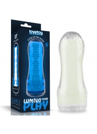 Светящийся в темноте мастурбатор Lumino Play Masturbator Ribbed - Lovetoy - в Невинномысске купить с доставкой