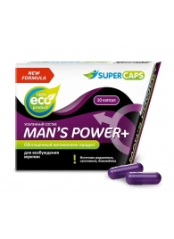 Возбуждающее средство для мужчин Mans Power plus - 10 капсул (0,35 гр.) +1 в подарок - SuperCaps - купить с доставкой в Невинномысске