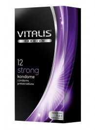 Презервативы с утолщённой стенкой VITALIS PREMIUM strong - 12 шт. - Vitalis - купить с доставкой в Невинномысске
