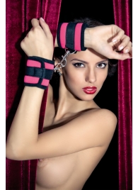 Наручники из неопрена розового цвета - ToyFa - купить с доставкой в Невинномысске