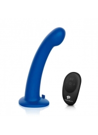 Синяя насадка Remote Control P-Spot G-Spot с черными трусиками - 20 см. - Pegasus - купить с доставкой в Невинномысске