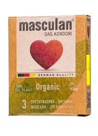 Экологически чистые презервативы Masculan Organic - 3 шт. - Masculan - купить с доставкой в Невинномысске