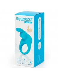 Голубое эрекционное виброкольцо Happy Rabbit Rechargeable Rabbit Cock Ring - Happy Rabbit - в Невинномысске купить с доставкой