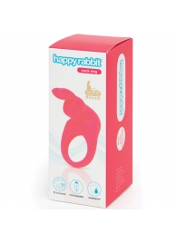 Розовое эрекционное виброкольцо Happy Rabbit Rechargeable Rabbit Cock Ring - Happy Rabbit - в Невинномысске купить с доставкой