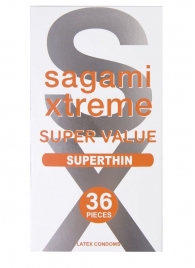 Ультратонкие презервативы Sagami Xtreme Superthin - 36 шт. - Sagami - купить с доставкой в Невинномысске