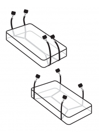 Фиксаторы для кровати WRAPAROUND MATTRESS RESTRAIN - Pipedream - купить с доставкой в Невинномысске