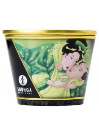 Массажная свеча Exotic Green Tea с ароматом зелёного чая - 170 мл. - Shunga - купить с доставкой в Невинномысске