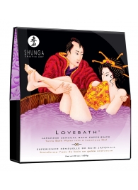 Соль для ванны Lovebath Sensual lotus, превращающая воду в гель - 650 гр. - Shunga - купить с доставкой в Невинномысске