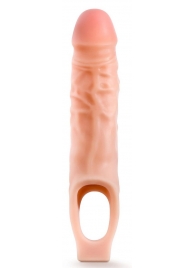 Телесная насадка на пенис 9 Inch Cock Sheath Extender - 22,2 см. - Blush Novelties - в Невинномысске купить с доставкой