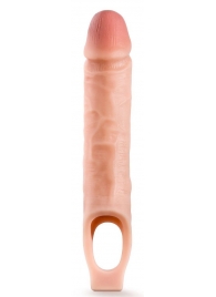 Телесная насадка на пенис 10 Inch Cock Sheath Extender - 25 см. - Blush Novelties - в Невинномысске купить с доставкой