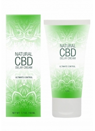 Крем-пролонгатор Natural CBD Delay Cream - 50 мл. - Shots Media BV - купить с доставкой в Невинномысске