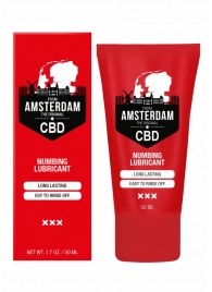 Пролонгирующий лубрикант Numbing CBD from Amsterdam - 50 мл. - Shots Media BV - купить с доставкой в Невинномысске