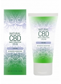 Крем для мастурбации для мужчин Natural CBD Masturbation Cream For Him - 50 мл. - Shots Media BV - купить с доставкой в Невинномысске