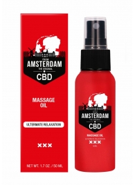 Стимулирующее массажное масло CBD from Amsterdam Massage Oil - 50 мл. - Shots Media BV - купить с доставкой в Невинномысске