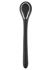 Черный гибкий уретральный стимулятор с вибрацией Vibrating Bendable Dilator - 13,5 см. - Orion - купить с доставкой в Невинномысске