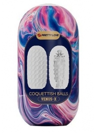 Мастурбатор в форме яйца Coquettish Balls - Baile - в Невинномысске купить с доставкой