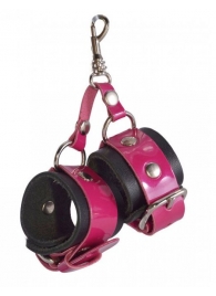Розово-черный брелок  Наручники - Sitabella - купить с доставкой в Невинномысске