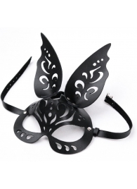 Черная ажурная маска  Зайка  с ушками - Crazy Handmade - купить с доставкой в Невинномысске