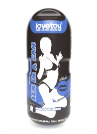 Мастурбатор-ротик с вибрацией Sex In A Can Mouth Lotus Tunnel - Lovetoy - в Невинномысске купить с доставкой