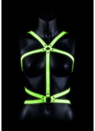 Портупея Body Harness с неоновым эффектом - размер L-XL - Shots Media BV - купить с доставкой в Невинномысске