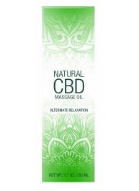 Массажное масло Natural CBD Massage Oil - 50 мл. - Shots Media BV - купить с доставкой в Невинномысске