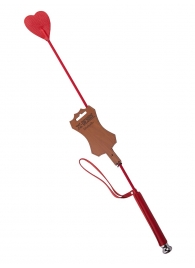 Стек с красным наконечником-сердечком - 70 см. - Sitabella - купить с доставкой в Невинномысске