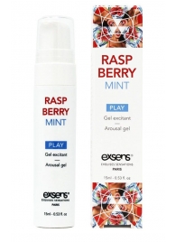 Возбуждающий гель Raspberry Mint с ароматом малины и мяты - 15 мл. - Exsens - купить с доставкой в Невинномысске