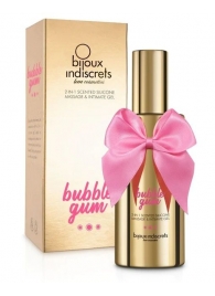 Гель с ароматом жвачки Bubblegum 2-in-1 Scented Silicone Massage And Intimate Gel - 100 мл. - Bijoux Indiscrets - купить с доставкой в Невинномысске