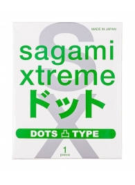 Презерватив Sagami Xtreme Type-E с точками - 1 шт. - Sagami - купить с доставкой в Невинномысске