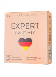 Ароматизированные презервативы EXPERT Fruit Mix - 3 шт. - Expert - купить с доставкой в Невинномысске